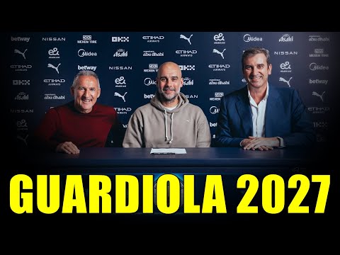 GUARDIOLA RENUEVA CON EL CITY HASTA 2027 | HAALAND SE NOS COMPLICA | ESTARÍA 11 AÑOS EN EL CITY