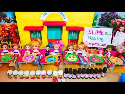 My Little Daughter Part-627 || Slime & Face Making Competition-এ কে কি কাণ্ড করলো || Putuler Golpo