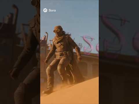 💥 NEON VEGAS APOCALYPSE: SURVIVAL IN THE DEADLIEST DESERT CITY! #sora