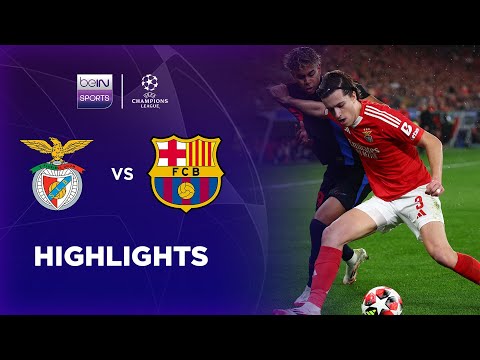 Benfica 4-5 Barcelona | Champions League 24/25 Match Highlights