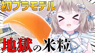 【プラモデル】米粒一粒ずつ組み立てるとかヤバすぎる！初めてのプラモ作る！初見歓迎！手元カメラ【 #vtuber / #甘兎れいむ 】