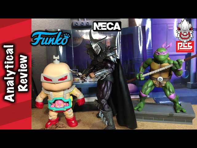 TMNT Funko Krang, NECA Shadow Master Shredder & PCS Donatello