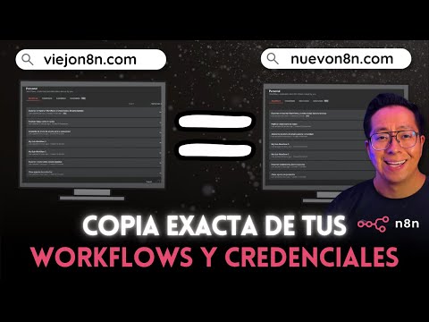 Exporta e Importa TODOS tus workflows y credenciales en n8n MIGRACIÓN a otra instancia #respaldo