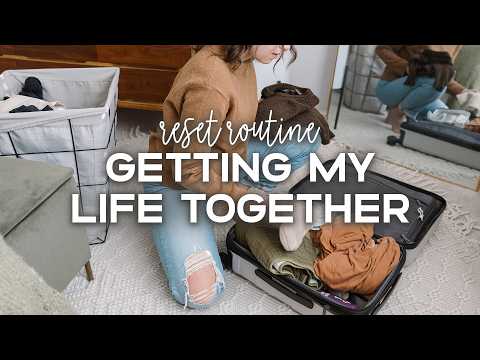 GETTING MY LIFE TOGETHER | Post-Travel Reset Routine, Unpacking, Grocery Haul & More!