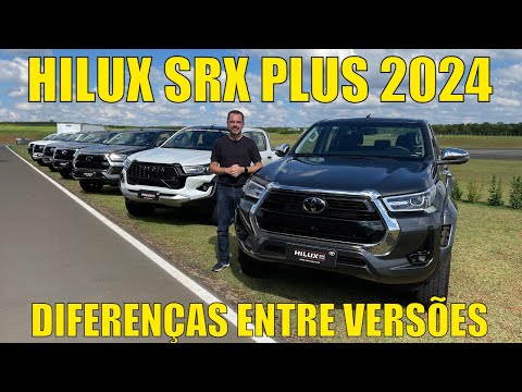 Toyota Hilux SRX Plus 2024 - O que muda para as outras versões