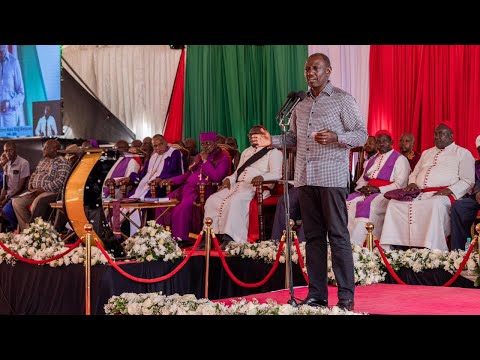 PRESIDENT RUTO'S FULL SPEECH IN KILIFI, FUNERAL OF AMASON KINGI'S FATHER.