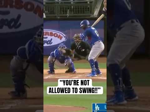 this hitter was banned from swinging..