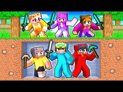 GIRL HUNTERS vs BOY SPEEDRUNNERS FINALE in Minecraft!