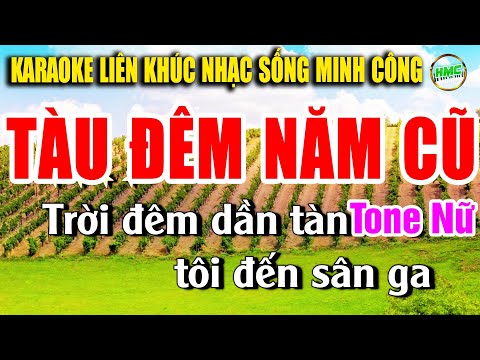 Karaoke Liên Khúc Nhạc Sống Bolero Tone Nữ – TUYỂN CHỌN TOÀN BÀI HAY CỰC DỄ HÁT – TÀU ĐÊM NĂM CŨ