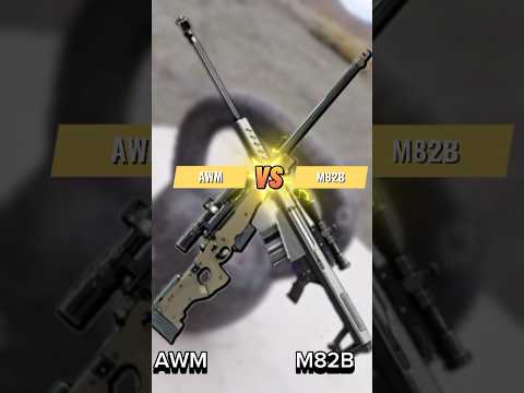 AWM VS M82B IN REALIFE #freefire #pubg #callofduty #battleroyalegame #freefireshorts #awm #ffirefact
