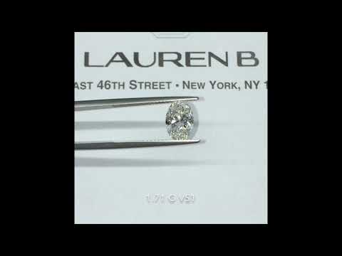 1.20-1.71 Ct Ovals F-H Color, VS1-VVS2 Clarity