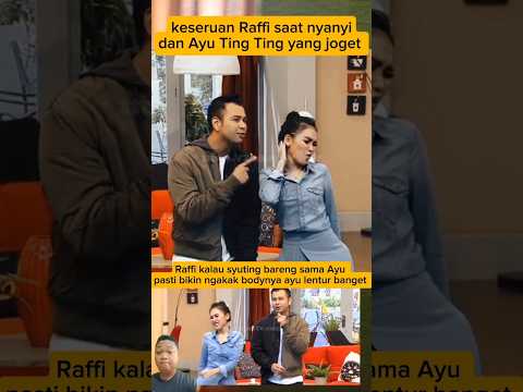 keseruan Raffi saat nyanyi dan Ayu Ting Ting yang joget 😂#short#video#