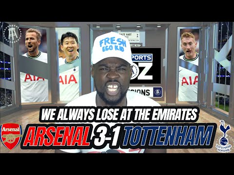 WE ALWAYS LOSE AT THE EMIRATES ! 🤬 Arsenal 3-1 Tottenham EXPRESSIONS FAN CAM