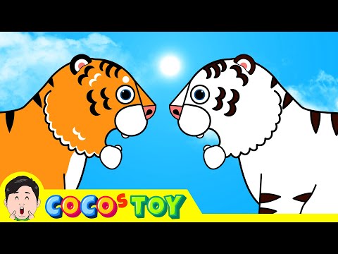 The tiger brothers were brave!ㅣanimals cartoon for kidsㅣCoCosToy