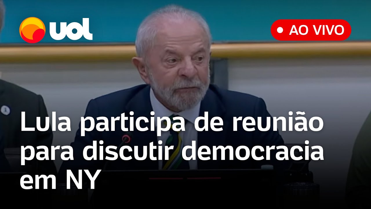 Lula participa de reunião para discutir democracia e combate ao extremismo em Nova York assista