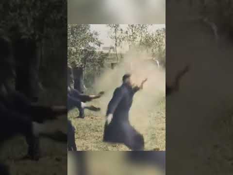 Pistolenduell zwischen zwei Abgeordneten 1896 im Chapultepec Park 1896.