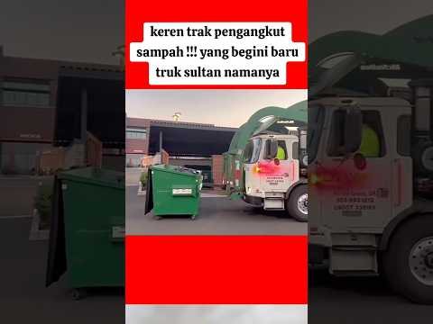 keren trak pengangkut sampah #shorts #automobile #sopirlintas #busmania #excavator