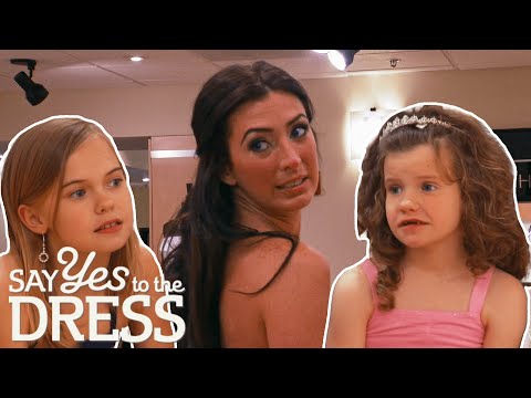 Video: Fiancé’s Daughters Hate Every Dress Bride Tries On I Say Yes To The Dress Atlanta