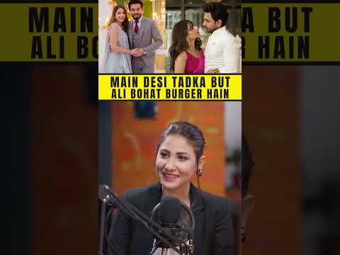 Ali to bohat Burger hain #sabooraly #hinaaltaf #podcast #syedali #funny #aftermarriage #ashortaday