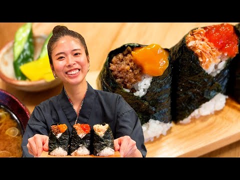 【ふわっふわ”おにぎり”がバズり中♡】外国人からも大人気！その旨さの秘密はコレだった！！ / Onigiri Shop Gourmet Report
