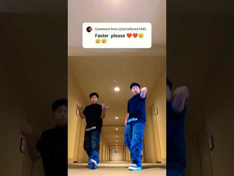 IS THIS FAST NOW?! DC: us! @odetari #twindance #dancemoves #fypシ゚ #foryou #dance #shorts