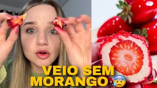 FUI ENGANADA! MEU MORANGO do AMOR veio SEM MORANGO 🤡😱 menina do RU