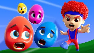 Tag an Egg & Sing with Me | D Billions Kids Songs