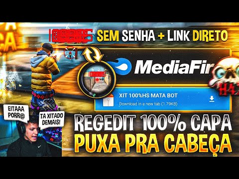 REGEDIT MOBILE 🤪🔥PUXA PRA CABEÇA XIT PARA MOBILE FF ANDROID E IPA IOS 100%HS ATUALIZADA ANTIBAN LINK