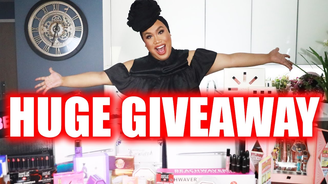 HUGE LAPTOP iPAD AND MAKEUP GIVEAWAY PatrickStarrr