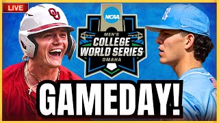 College World Series GAMEDAY: Oklahoma vs. North Carolina Game 3