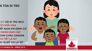 DÙ CÓ CON CHÁU NGƯỜI CANADA, XIN ĐỊNH CƯ DIỆN NHÂN ĐẠO H&C CŨNG KG DỄ DÀNG, Q/ĐỊNH TÒA ÁN CHO THẤY