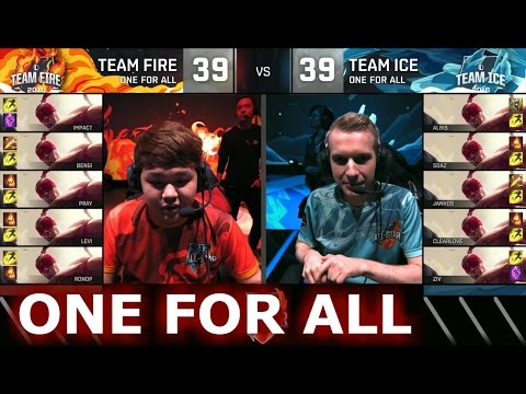 Team Ice vs Team Fire - All For One | LoL All-Star Event 2016 Day 2 | 5 Lee Sin vs 5 Lee Sin