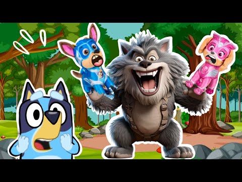 CUENTO los siete cabritos y EL LOBO con la patrulla canina y BLUEY