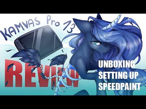 HUION Kamvas Pro 13 | REVIEW | unboxing + speedpaint