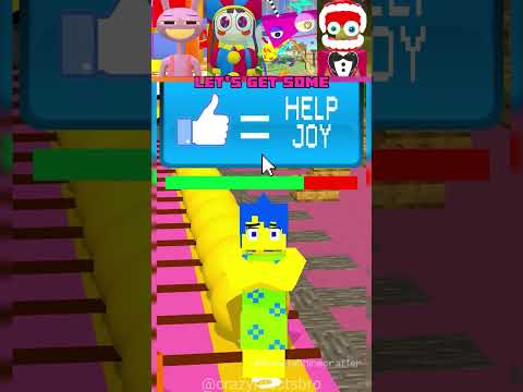 Balloon Popping Race: Joy VS Anxiety #shorts #insideout2 #tadc #reacts - Tadc Reacts