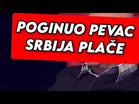 POGINUO PEVAC, SRBIJA PLAČE! STIGLE NAJGORE VESTI