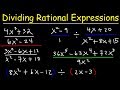 Dividing Polynomials and Rational Expressions
