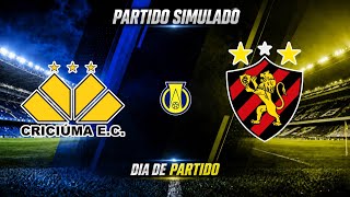 Criciuma vs Sport Recife ⚽️ Simulación de Partido (VIDEOJUEGO)