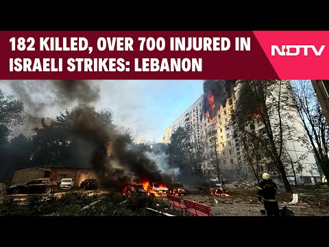 Israel And Hezbollah Latest News | 182 Killed, Over 700 Injured In Israeli Strikes, Says Lebanon