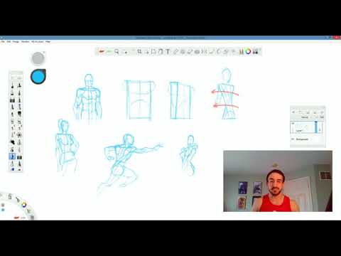 Drawing Tutorial - Sketching a Twisting Torso