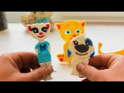 Compilation DIY Big Collection 3d pen drawing. My Talking Tom, Angela, Ben, Pierre#mytalkingtom