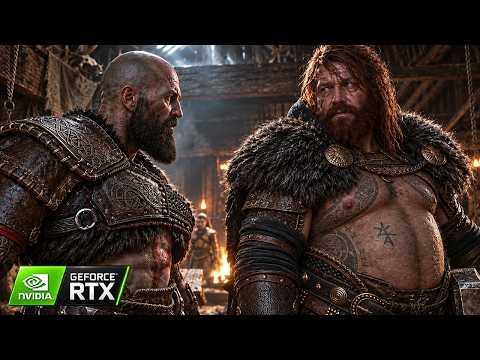 KRATOS with DLSS 5 Looks INSANE | God of War 2018 + Ragnarök [4K HDR]