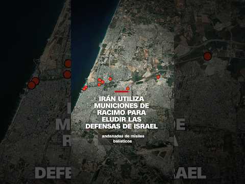Irán utiliza municiones de racimo para eludir las defensas de Israel