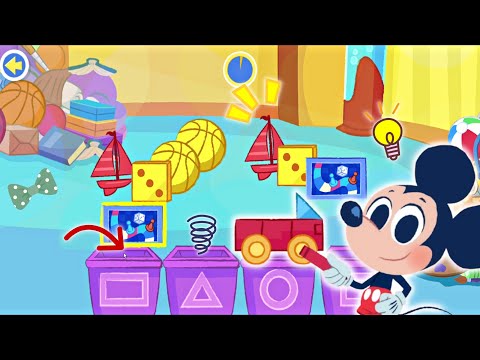 Mickey mouse - All sorts of Fun / Sort all the toys by their shapes - Disney Junior