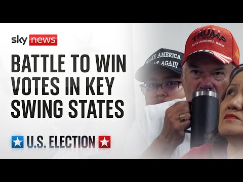Kamala Harris and Donald Trump's battle for key swing states | US Election 2024