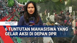 Demo Mahasiswa di DPR Memanas! Tolak Tunjangan Fantastis & Desak RUU Perampasan Aset