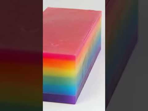 ASMR Rainbow cake ✨ #satisfying #relaxing #odlysatisfying #asmrsounds