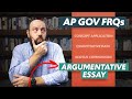 Mastering the Argumentative Essay for AP Government