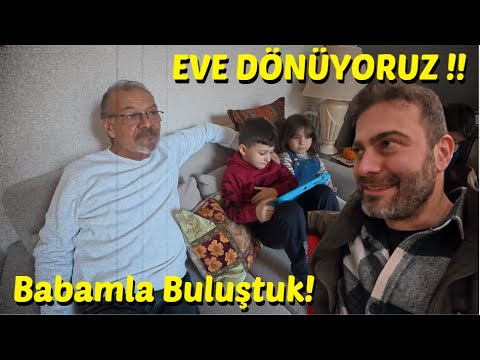 Uzun Zaman Sonra Babamla Buluştuk! EVE DÖNÜYORUZ ! Ata’nın İlk Uçağa Binişi