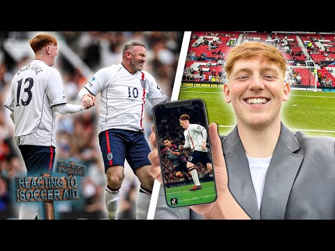 Reacting To SOCCER AID Highlights & Clips!